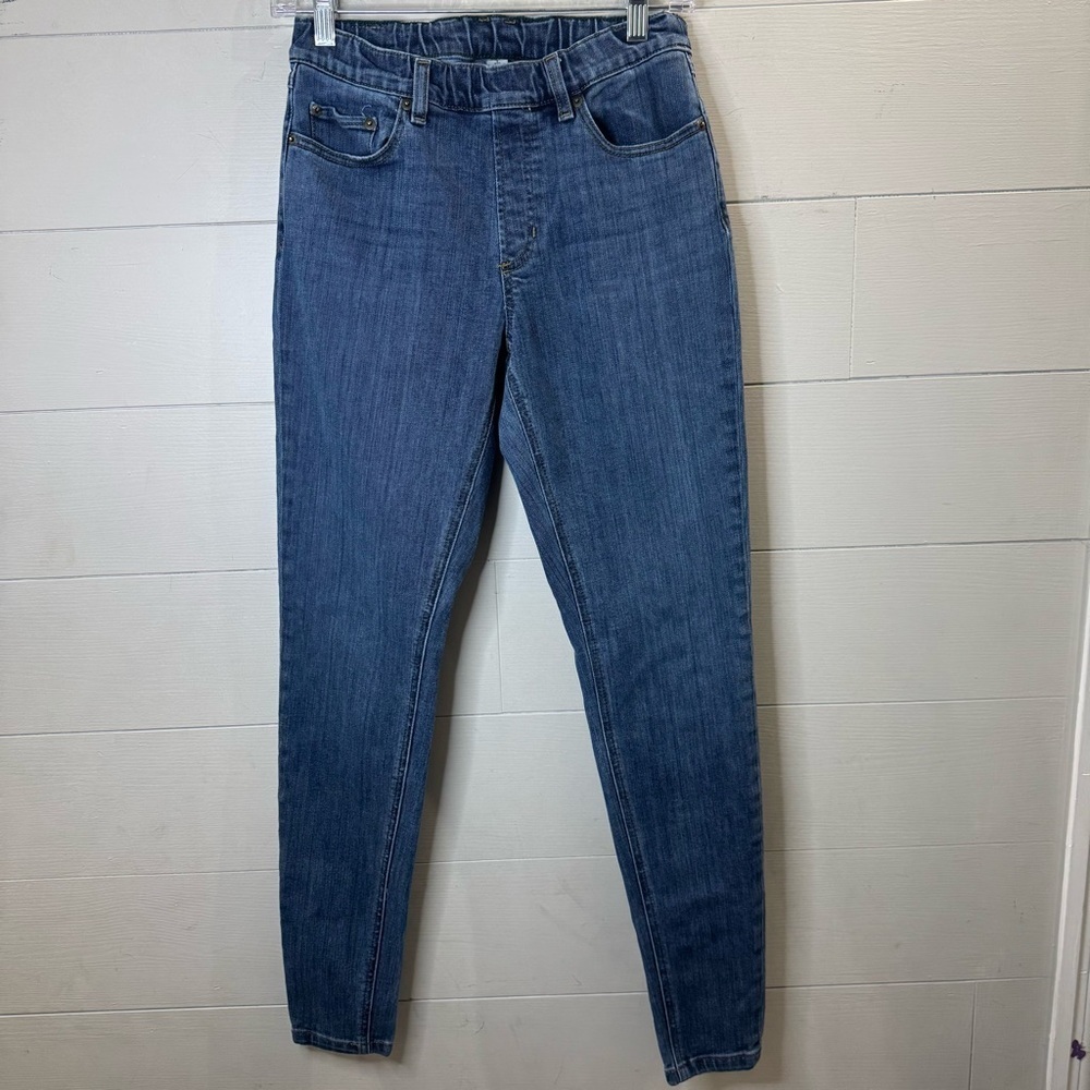 L.L. Bean Women's Vintage Pull On Skinny Jeans Size 4